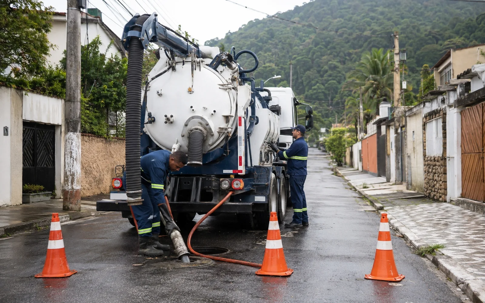 Paisagem urbana de Cubatão, SP